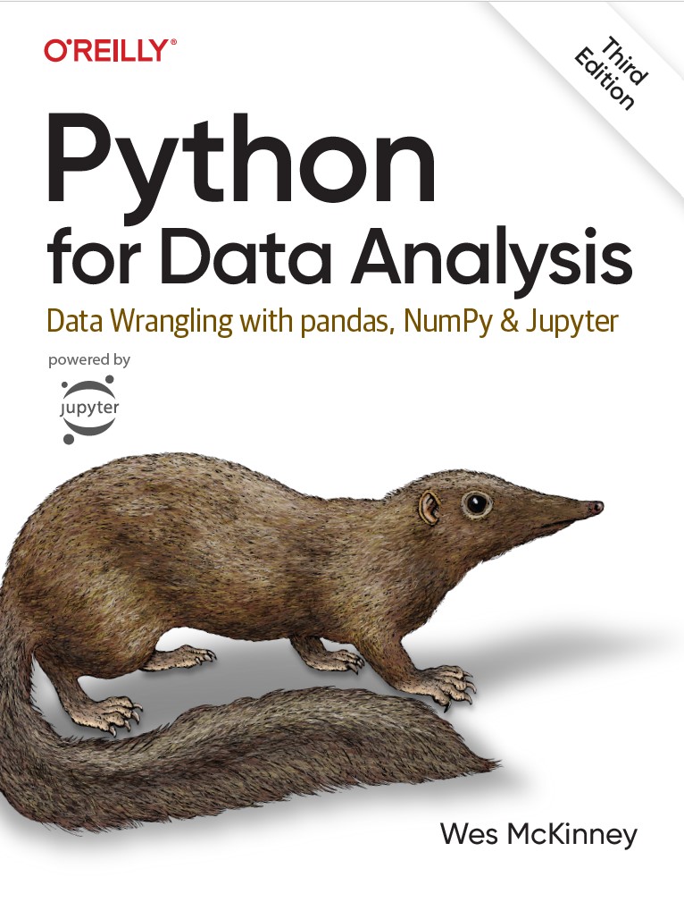 Python for Data Analysis Data Wrangling with pandas, NumPy, and Jupyter